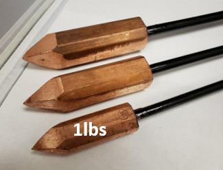 Pointed Soldering Copper - 1 lb