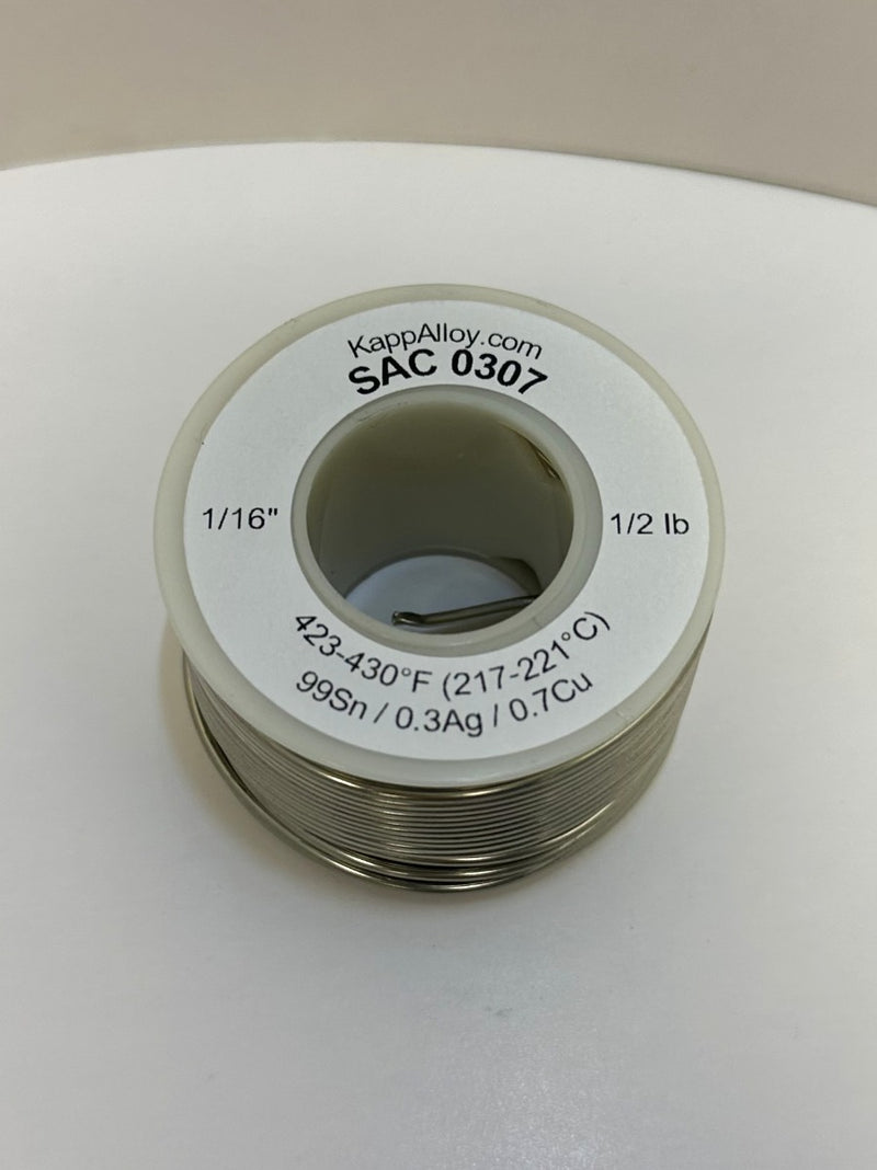 SAC0307 Solid 1/16" x 1/2 lb spool