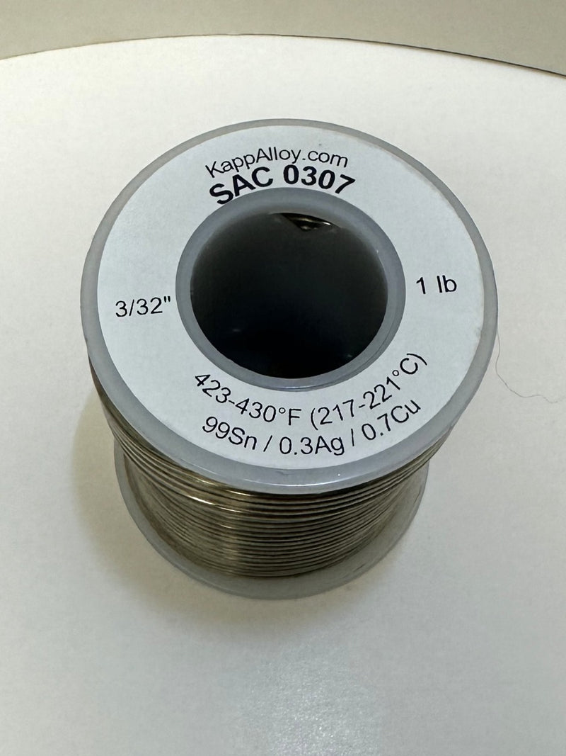 SAC0307 Solid 3/32" x 1 lb spool