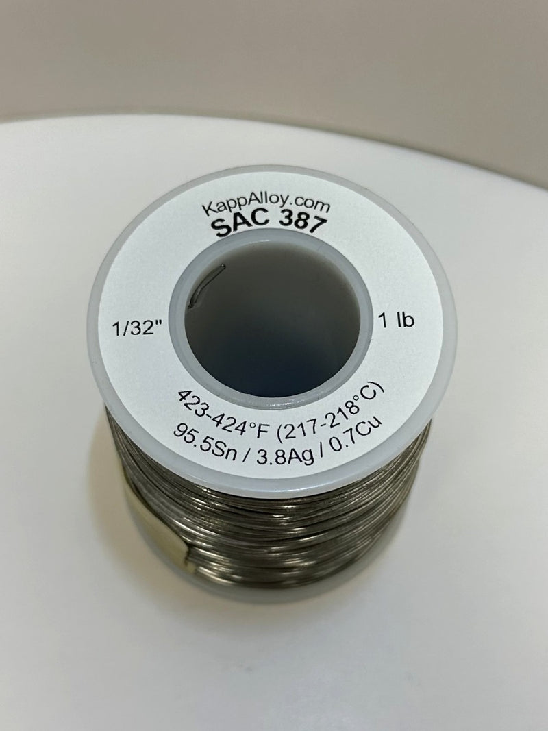 SAC387 Solid 1/32" x 1 lb spool
