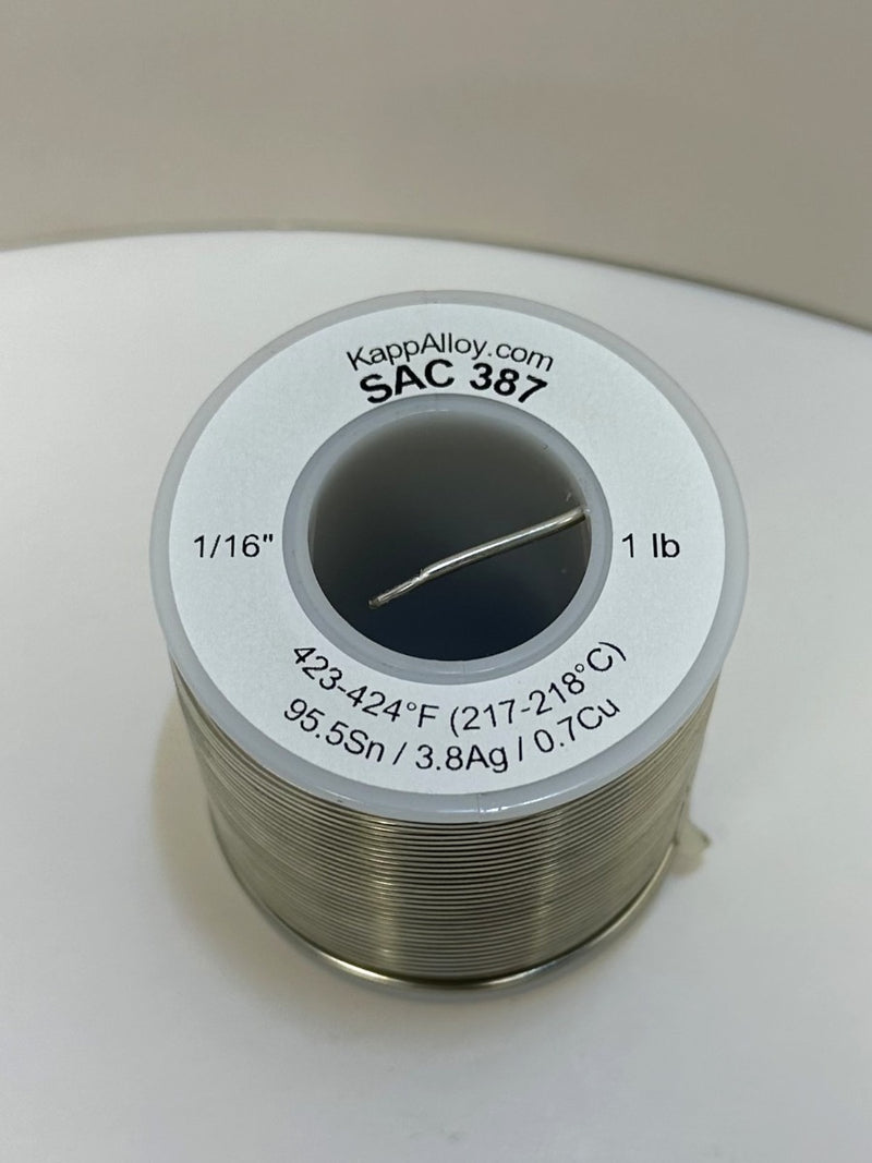 SAC387 Solid 1/16" x 1 lb spool