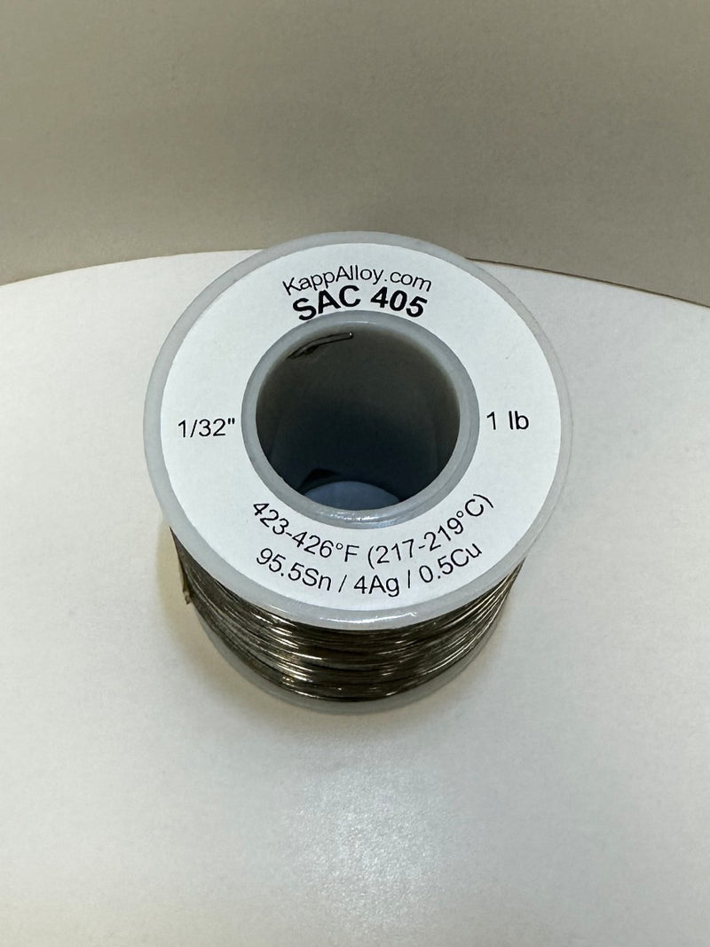 SAC405 Solid 1/32" x 1 lb spool