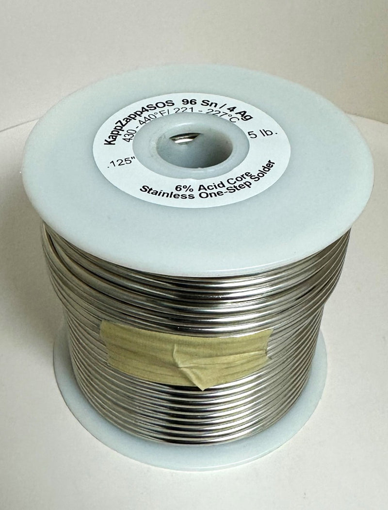 KappZapp4SOS Acid Core 1/8" x 5 lb spool