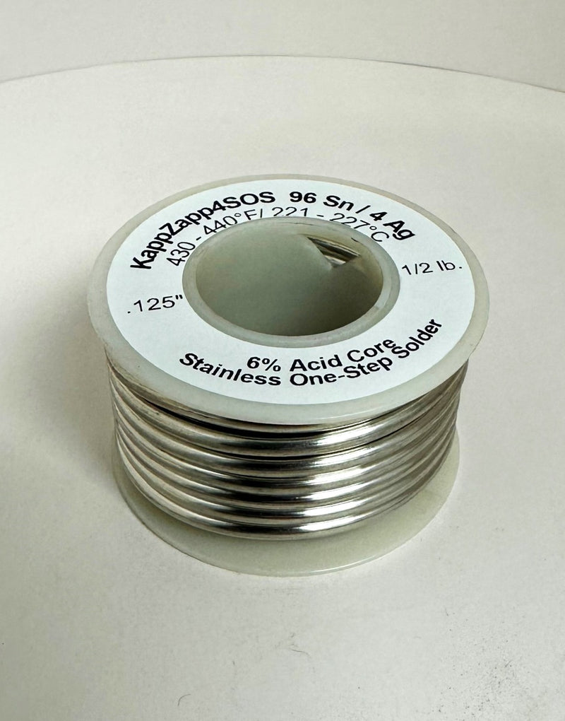 KappZapp4SOS Acid Core 1/8" x 1/2 lb spool