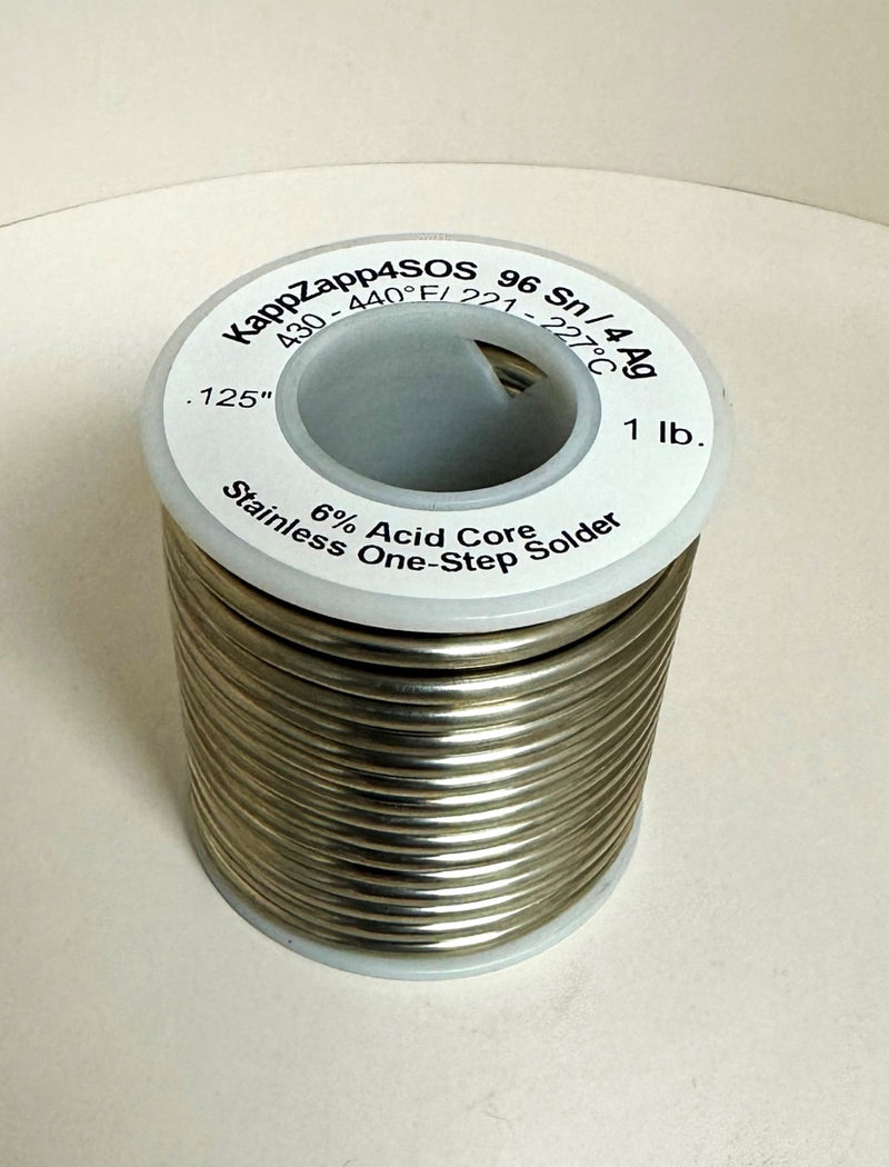 KappZapp4SOS Acid Core 1/8" x 1 lb spool