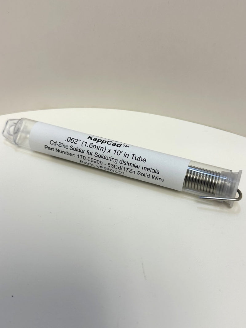 KappCad Zinc - 1/16" x 10 foot tube